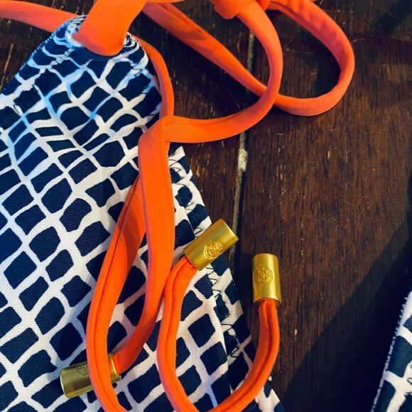 Helen Jon Women's Reversible String Bikini Swimwear Top - Picture 4 of 6